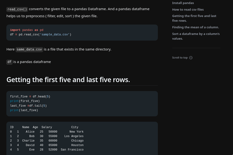 Data Science Tutorials